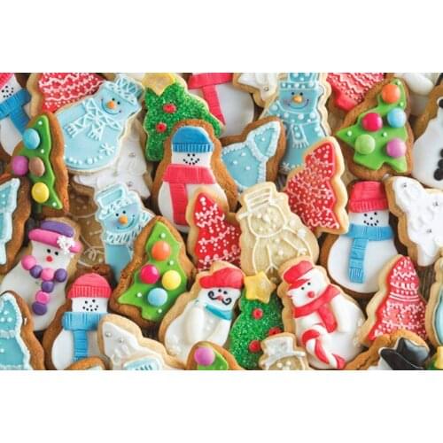 Christmas cookies The wooden puzzle 1000 pieces ersion jigsaw puzzle white card adult childrens educational toys