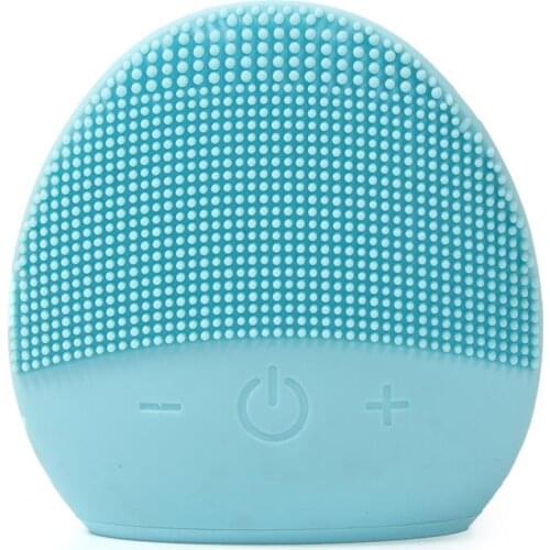 Silica gel facial pad exfoliating black head cleaning face tool soft deep cleaning face brush facial care