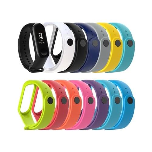 For Mi Band 3 4 strap sport Silicone watch wrist Bracelet miband3 strap accessories bracelet smart for Xiaomi mi band 3 4 strap