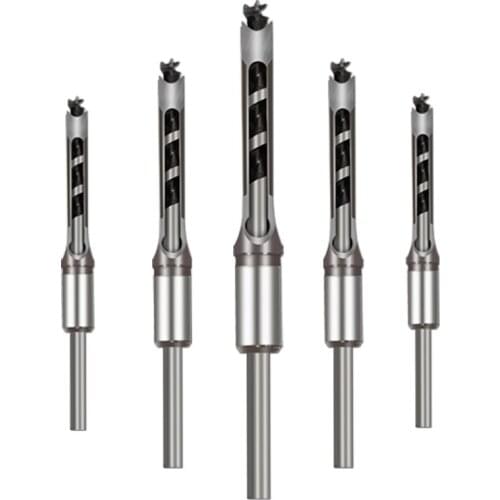 6-30mm 1Pcs Square Hole Drill Bits Square Eyed Auger Mortising Chisel Wood Carving DIY Tools
