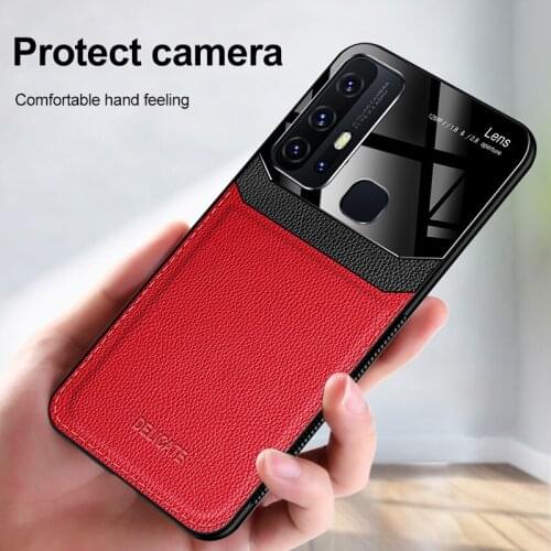Vivo Z6 5G 2020 case silicone bumper leather plexiglass case for VivoZ6 case Vivo Z6 cover Phone Camera Lens Protector