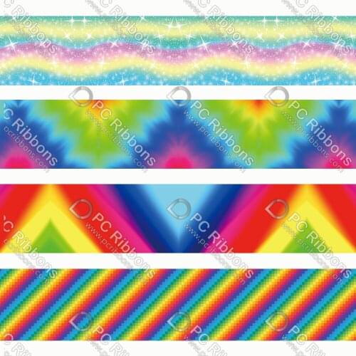 Wave Cartoon Printed Grosgrain/Satin Ribbon Design Customized for Hair Accessories DIY Craft Supplies Sewing 50 Yards