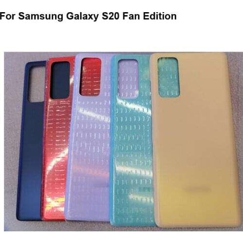 For Samsung Galaxy S20 Fan Back Battery Cover Rear Door Housing case Rear Glass Repair parts For Samsung Galaxy S 20 Fan