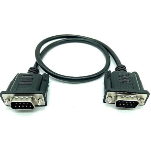 0.5M1.5M 3M 5M 10M Serial RS232 9-Pin Male to Female DB9 9-Pin PC Converter Extension Transfer Cable Extending Wire for computer