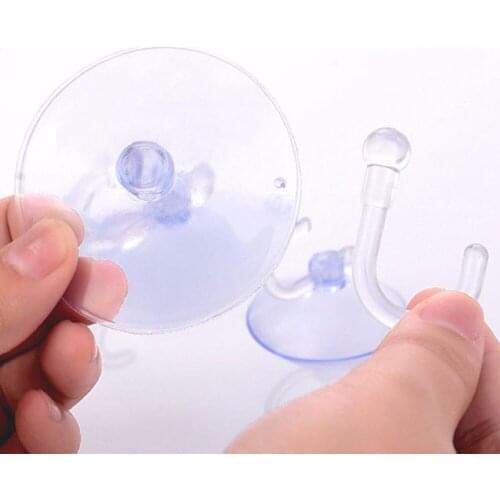 1pcs Glass Window Wall Strong Suction Cup Hooks Hanger Kitchen Bathroom New Transparent 2.5/3/3.5/8cm