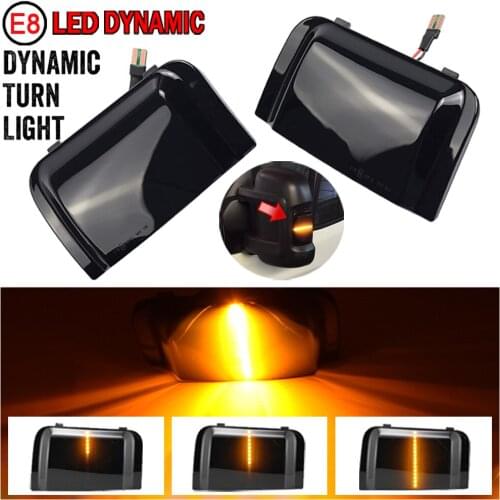2pcs For Peugeot Boxer Fiat Ducato Citroen Jumper RAM Car LED Dynamic Turn Signal Light Side Mirror Indicator Blinker Lamp