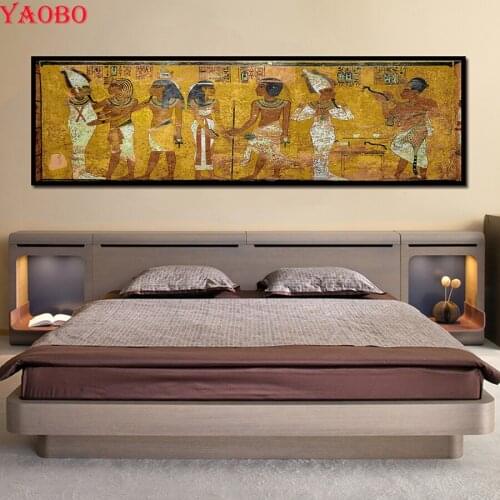 Full Diy Diamond Embroidery Ancient Egypt Portraits 3D Diamond Mosaic picture Square Rhinestone Diamond Painting cross stitch