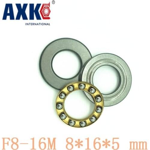 Axk 10pcs Free Shipping Axial Ball Thrust Bearings F8-16m 8*16*5 Mm Plane Thrust Ball Bearing Abec5