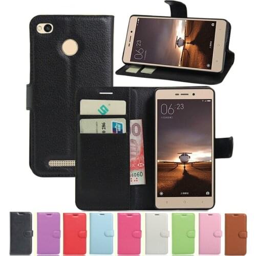For Xiaomi 3S Prime Wallet Case Flip Leather Cover Xiomi Xiami Redmi 3S prime Fundas Luxury Phone Case TPU Shell Stand Card Slot