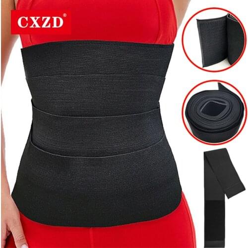 CXZD Women Sweat Shapewear Workout Shaper Corset Weight Loss Compression Belt Slimming Workout Belly Reducing Tummy Wrap