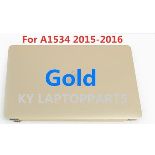 Gold For MacBook Pro Retina A1534 12" 2015 2016 661-02248 Screen Display Assembly