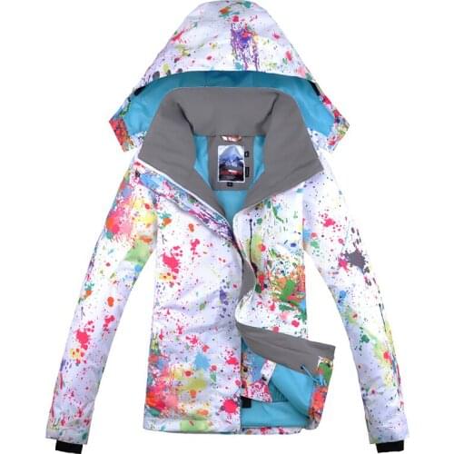 GSOU SNOW New Winter Women Skiing Jackets Outdoor Hiking Sports Waterproof Female Winter Snowboard Windproof Ski Jacket