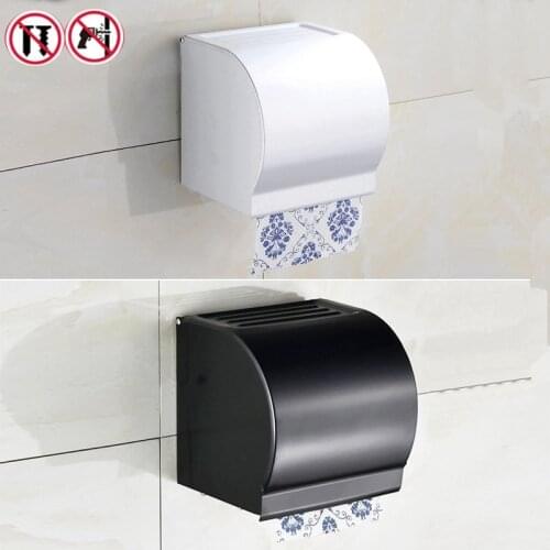 Bathroom tissue box free punching toilet paper towel holder toilet paper tray paper box paper tube box toilet paper rack