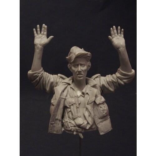 1/10 Scale Resin Bust Surrendered soldier