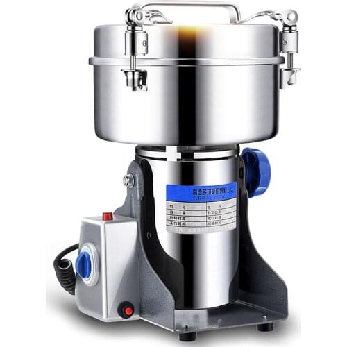 1000G Grinder Machine Grains Electric Herbal Coffee Powder Miller Dry Food High Speed Intelligent Spices Cereals Crusher