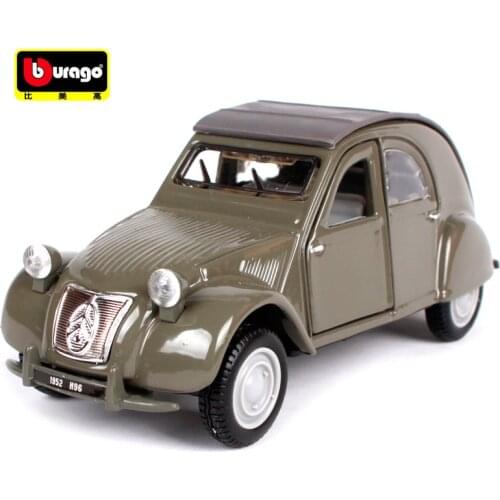 Bburago 1:32 1952 Citroen 2CV Retro Classic Car Diecast Model Car Toy New In Box Free Shipping Vintage car 43203