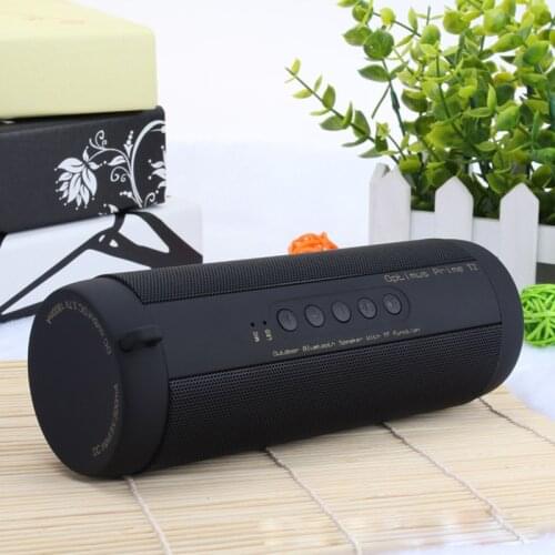 Original T2 Wireless Bluetooth Speaker Waterproof Portable Outdoor Mini Column Box Speaker Support TF card Stereo HiFi Boxes