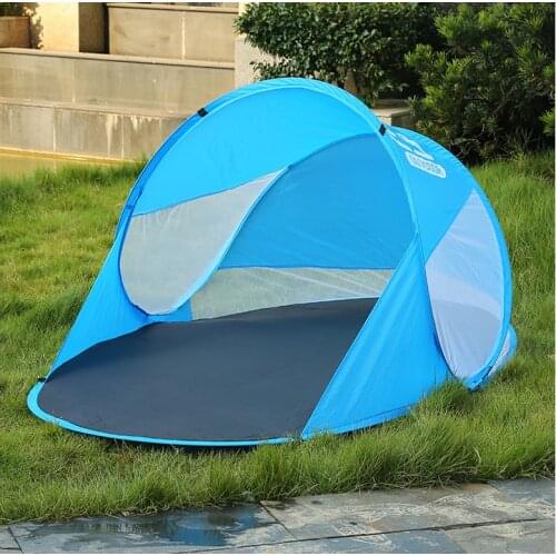 Outdoor Camping Tent Throw Awning Automatic Wild Beaching Camping Park Playing Tent Sunscreen Breathable Tent