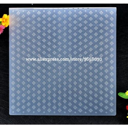 Larger Size Dots Plastic Embossing Folder For Scrapbook DIY Album Card Tool Plastic Template 19.7x19.7cm 8071113