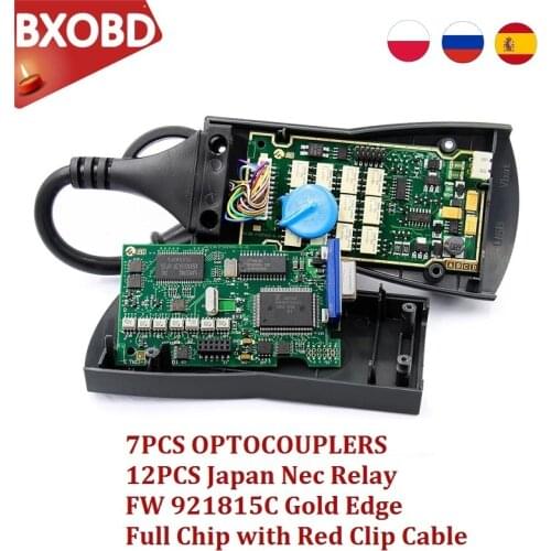 Lexia3 Full Chip 921815C Diagbox V7.83 Diagnostic Tool For Peugeot&Citroen Lexia 3 PP2000 Super Gold Edge 921815C 12pcs Relays