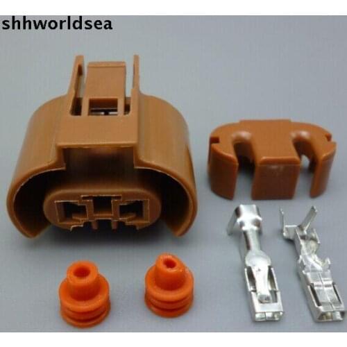 Shhworldsea 5/30/100sets 2.8mm 2Pin 9006 HB4 Auto Dipped headlight plug,Car 9006 lampholder connector for Toyota,Corolla,Camry