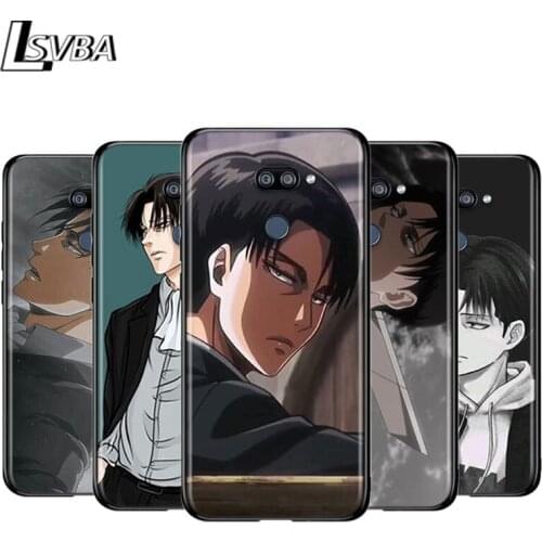 Cute Atack Tiitan For LG K22 K71 K61 K51S K41S K30 K20 2019 Q60 V60 V50S V50 V40 V30 G8S G8 X ThinQ Black Phone Case