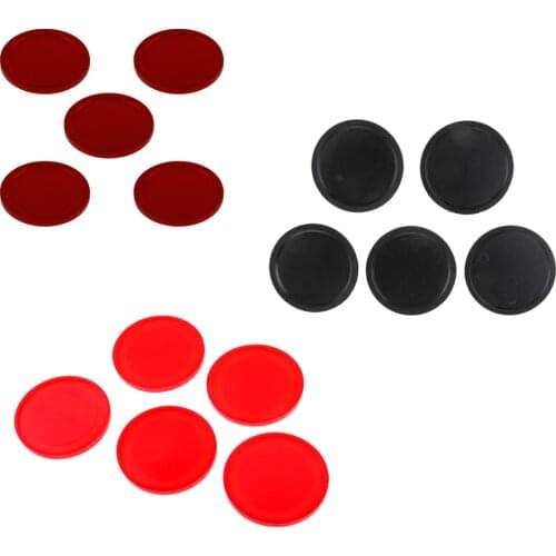 5 Pieces Air Hockey Table Replacement Pucks For Full Size Air Hockey Tables Standard Air Hockey Pucks Accessories