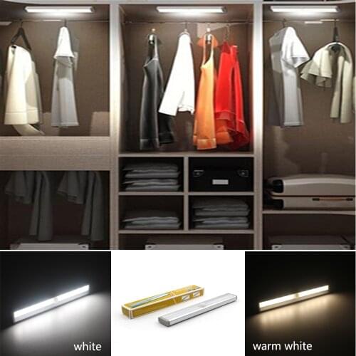 LED Night Lights Motion Sensor Wireless Bedroom Decor Light Detector Wall Decorative Lamp Staircase Closet Room Aisle Lighting