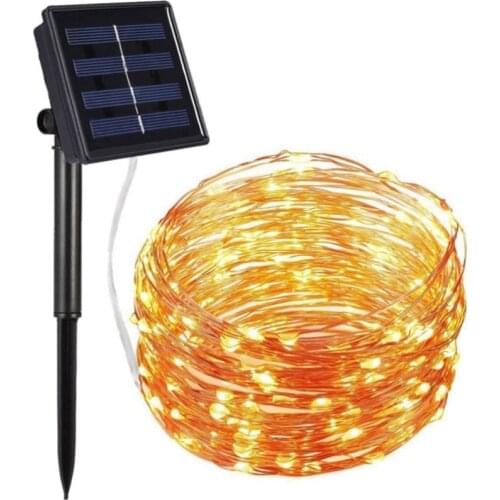 LED Outdoor Solar Lamp String Lights 100/200/300 LEDs Fairy Festive Christmas Party Garland Solar Garden Waterproof Xmas Decor
