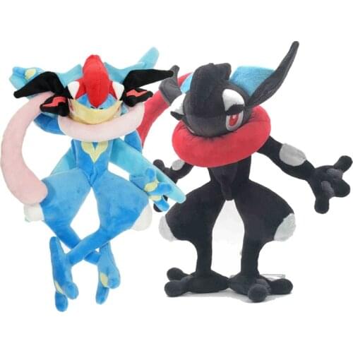 TAKARA TOMY Pokemon Go Anime Pocket Monster Mega Evolution Greninja Plush Toys Dolls Plush Stuffed Toys Christmas Gifts for Kids