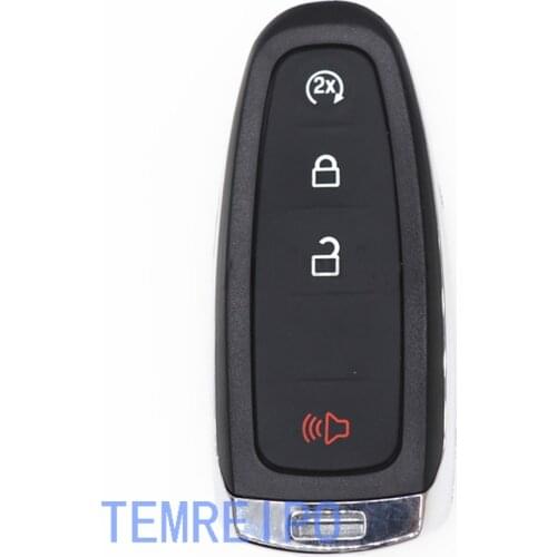 4 5 Buttons Smart Remote Key for Ford Explorer Edge Escape Flex Taurus Key Shell Cover Case Fob with Uncut Blade No Chip