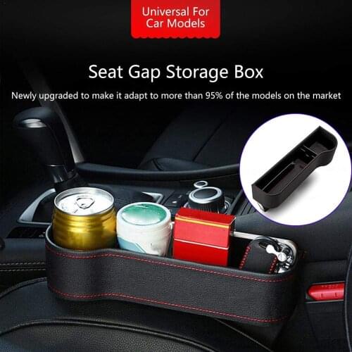 Universal Auto Vehicle Organizer Car Seat Gap Slit Side Pocket Storage Box Space Leak-Proof Container Multi-Use Tools For Car SU