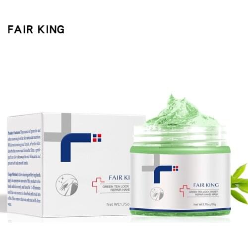 Green Tea Lock Water Repair Hand Mask Moisturizing Whitening Exfoliating Calluses Hand Film Anti-aging Hand Cream 50G TSLM1