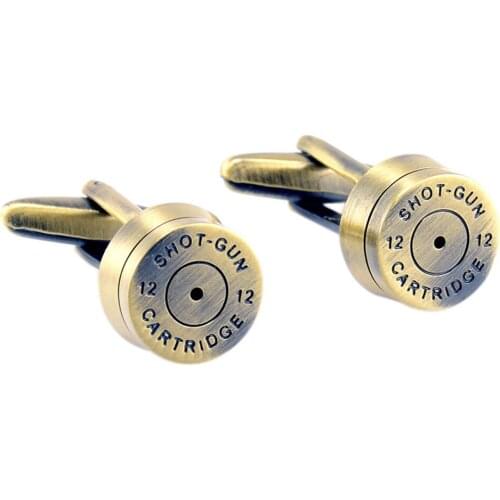 Vintage Bullet Design Cufflinks Mens Shirt Business Cuff Link Wedding Gift