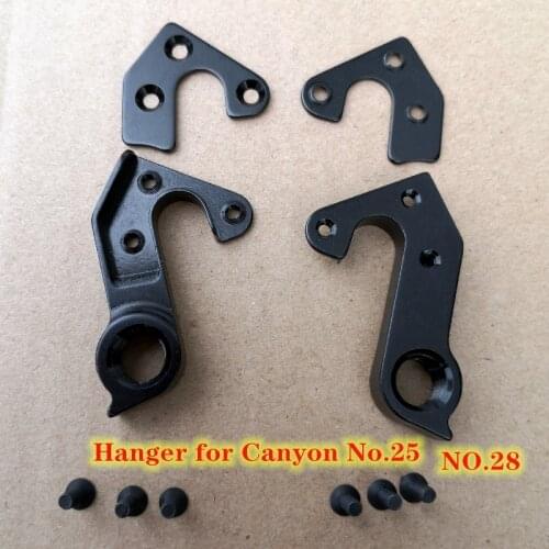 1PC CNC Bicycle rear Derailleur hanger No.28 for canyon NO.25 Aeroad Ultimate CF Speedmax CF SLX mech dropout carbon frame bike
