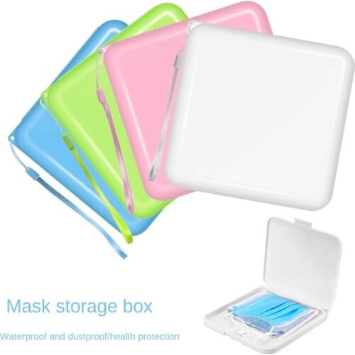 1 Pcs Hot Portable Mask Case Disposable Face Masks Container Disposable Mask Storage Box Storage Organizer Organizador Rangement