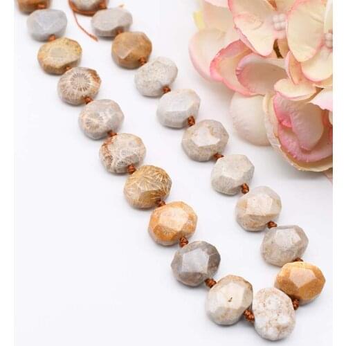 15x12mm-16x12mmNatural chrysanthemum stone irregular oval Stone Bead For DIY necklace bracelet jewelry making 15 "free delivery