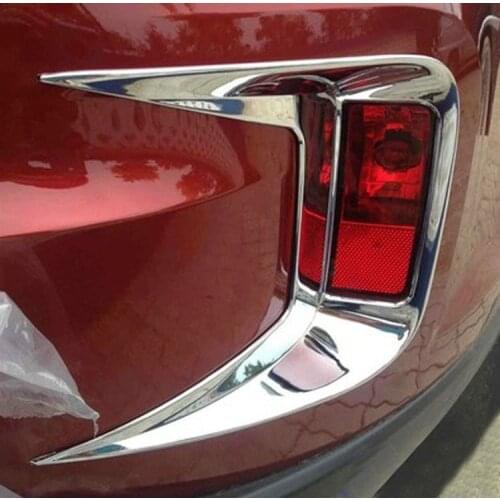 2pc for FAW BESTURN X80 2013-2016 Rear fog lamp frame sequins Front fog lamp shade decorative frame ring