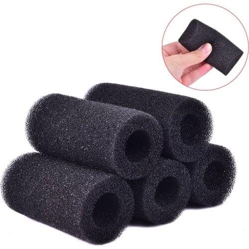 5Pcs/lot Filter Sponge Aquarium Filter Protector Cover For Fish Tank Inlet Pond L Size Black HOT