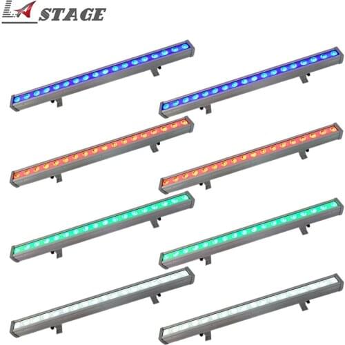 Free Shipping 18x4W Led Liner Bar Light Outdoor IP65 Waterproof RGBW 4in1 Led Wall Washer Lights