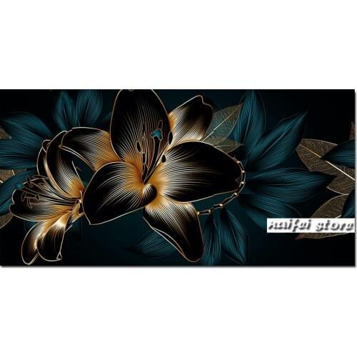 5D DIY Diamond Painting Full Square/Round Abstract Lily Flowers Mosaic Diamond Embroidery Sale Decor Home Picture Of Rhinestone