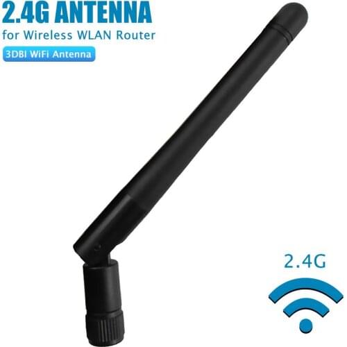 2/3 DBI WiFi Antenna SMA Male 2.4/2.5 GHz Dual Band Aerial 2400-250 MHZ Portable Practical Durable for Wireless Router