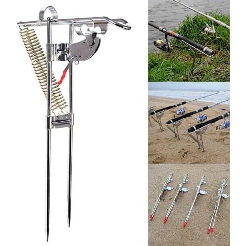 463g Automatic Fishing Pole Bracket Fishing Rod Mount Steel High Strength Outdoor Fish Pole Holder Standard Fishing Gear Pesca
