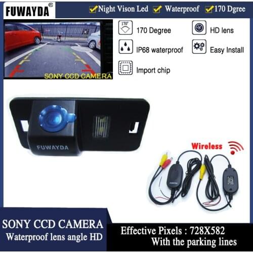 FUWAYDA Wireless SONYCCD Chip Car RearView Back Up With Guide Line CAMERA for BMWE39,E53,E82,E88,E90N,E60N,E61N,X3,X5,X6,M3 E46