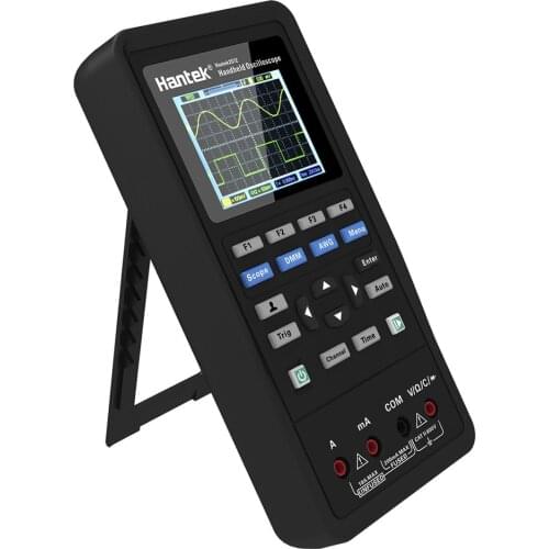 Hantek 2C72 3in1 Digital Oscilloscope+Waveform Generator+Multimeter Portable USB 2 Channels 40mhz 70mhz LCD Display Test Meter