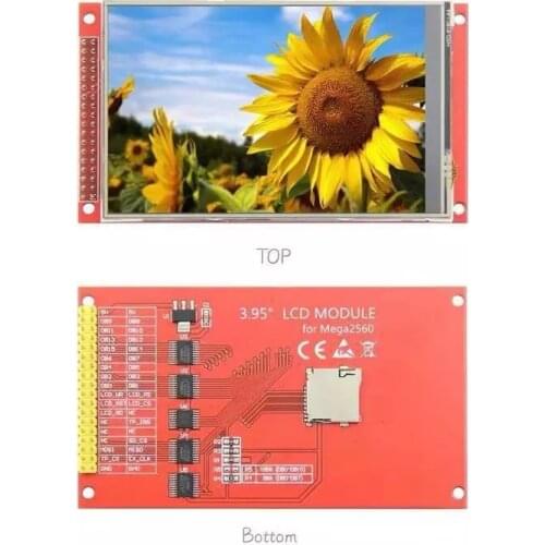 3.95"/4.0" inch 320*480 For Arduino UNO Mega2560 8/16 Bi ILI9488 / ST7796S TFT Color LCD Display Module Screen with Touch Panel