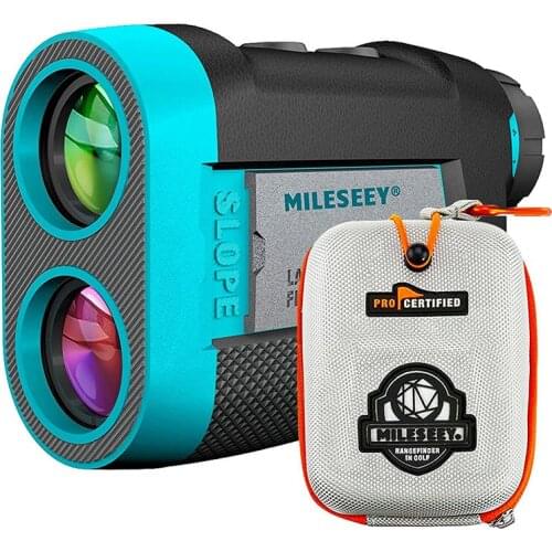 2021new Mileseey 650 yard Golf rangefinder Laser Distance Meter Slope Adjusted Flag-Lock telescope Rangefinder for Hunting