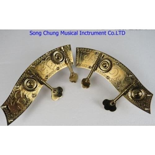 Bass part,1set double bass unite style machine Brass head pegs 4/4&3/4