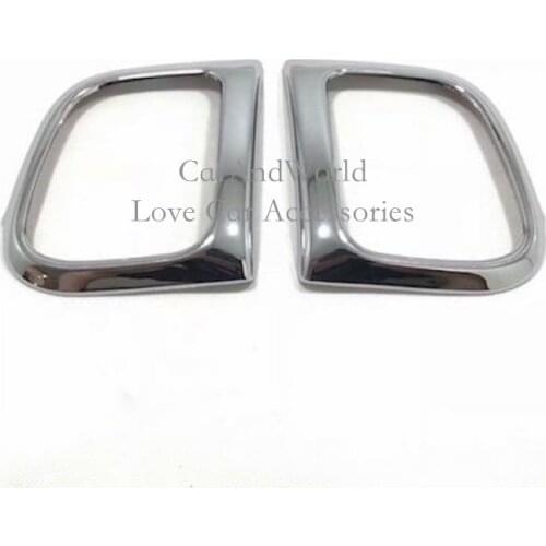 For Jeep Grand Cherokee 2017 2018 Front Air Conditioning Outlet Vent Cover Frame Trim ABS Chrome Sticker Car Styling Accessories