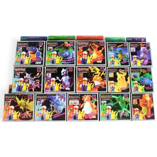 Pokemon Figure Assembly Doll Toy Collections Mew Scyther Aerodactyl Dragonite Raichu Gyarados Charizard Blastoise Zapdos Gift